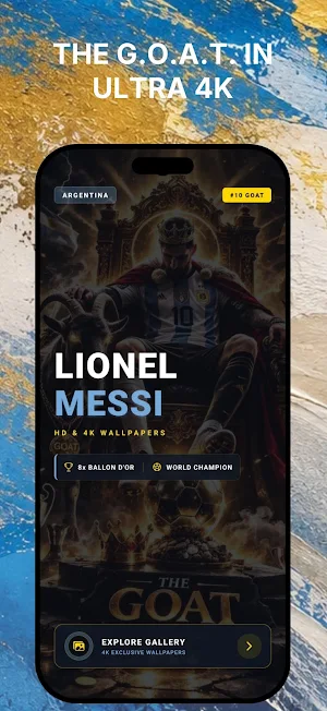 Soccer Lionel Messi wallpaper Screenshot 0