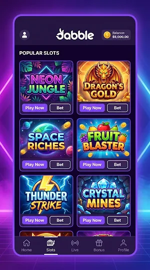 Dabble Casino Screenshot 3