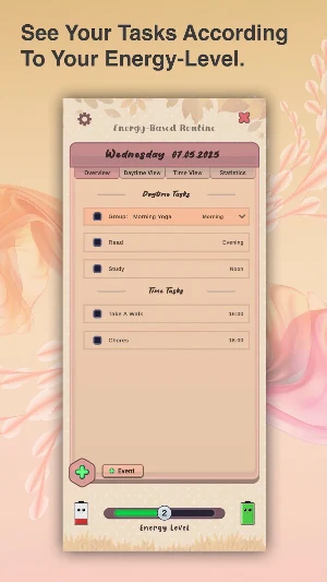 Energy-Based Routine Screenshot 0