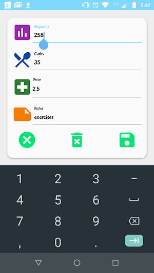 Gluc Diary Screenshot 2