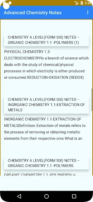 Advanced Level Chemistry screenshot 6