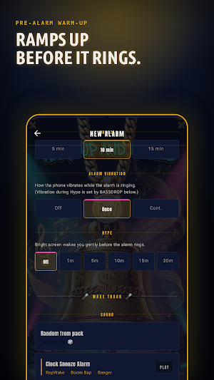 RapWake - Hip-Hop Alarm Clock Screenshot 3