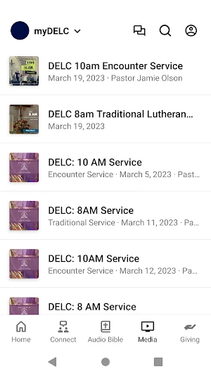 myDELC Screenshot 2