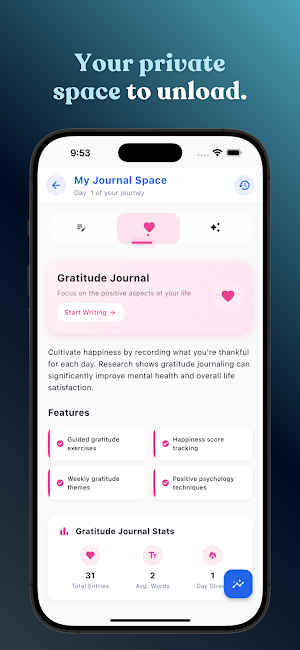 Tranquil AI: Wellness Buddy Screenshot 3