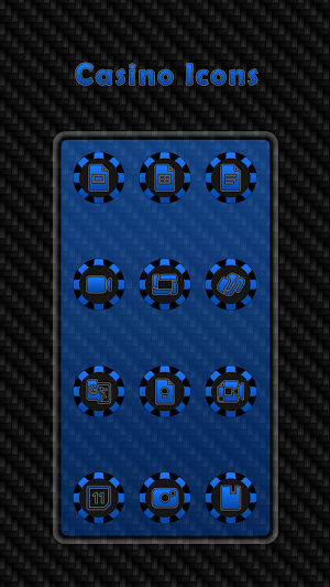 Casino - Blue Icons Screenshot 1