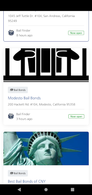 Bail Bonds Finder Screenshot 1