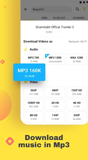 Tube Music Downloader MP3 Song Screenshot 3