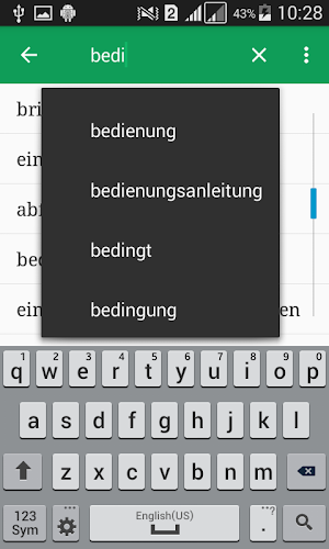 Kamus Jerman Indonesia Offline Screenshot 1