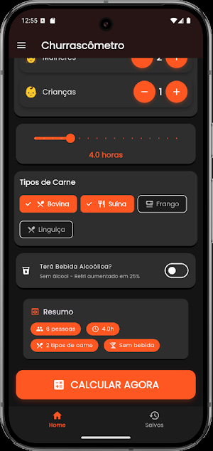 BBQ Calculator & Cost Splitter Screenshot 1