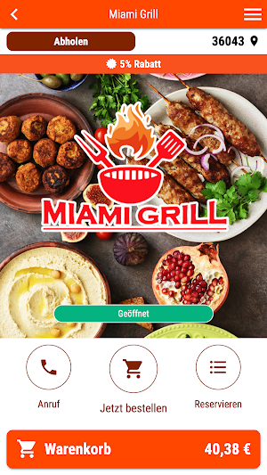 Miami Grill Screenshot 0