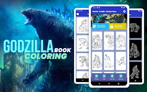 Godzilla Coloring Book Game Screenshot 0
