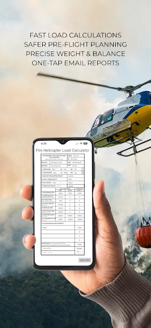 Fire Heli Load Calc Screenshot 1