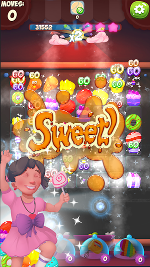Candy Match 3: Cake & Cookies Screenshot 1