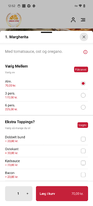 Pizza One Vejle Screenshot 3