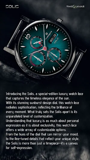 Solis Luxury Watch Face Screenshot 1