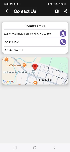 Nash County Sheriff NC Screenshot 1