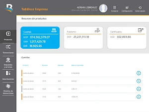 Banreservas Empresas Tablets Screenshot 2