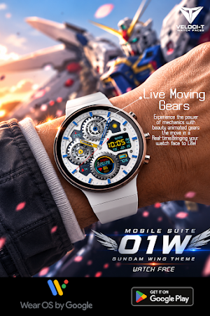 Mobile Suit 01W Watch Face Screenshot 0