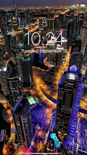City By Night Wallpaper Screenshot 2