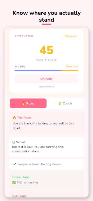 AfterMatch - AI Dating Coach Screenshot 0