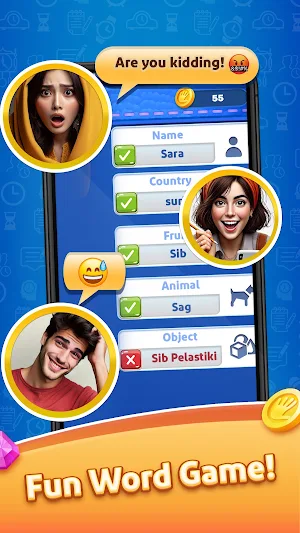 Stop : Online Categories Game Screenshot 1
