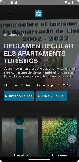 LLEIDA TV - Lleida Televisió Screenshot 0