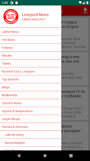Liverpool Latest News Screenshot 1