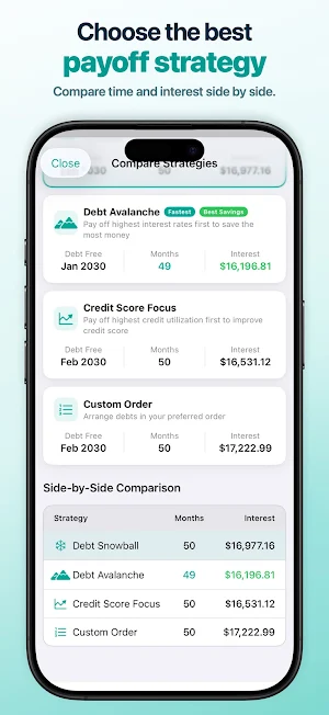 Debt Payoff Tracker Screenshot 1
