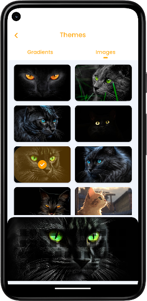 Black Cat Keyboard Theme Screenshot 2