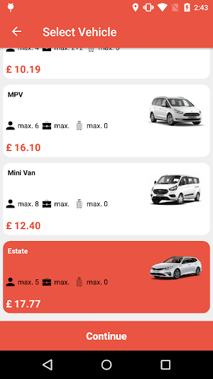 Charleys Taxis Ltd Passenger Screenshot 2