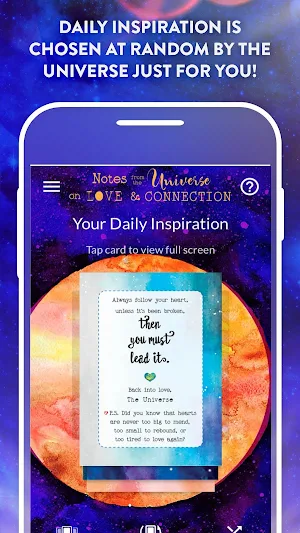 Notes from the Universe on Love and Connection Screenshot 1