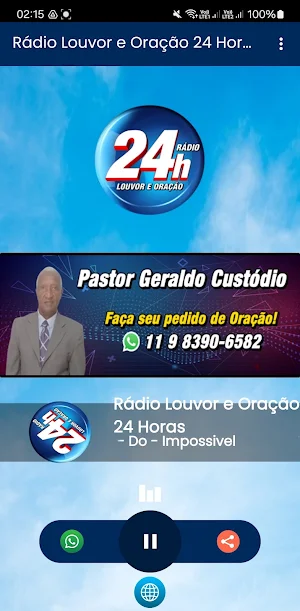 Rádio Louvor e Oração 24 Horas Screenshot 3