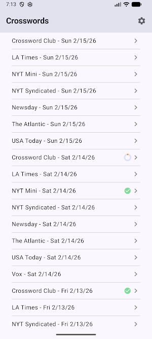 Omni Crosswords Screenshot 0