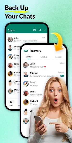 Recover Deleted Messages - WA Screenshot 1