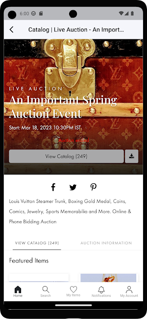 Premier Auction House Screenshot 1