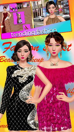 Fashion Makeup:Stylist Dressup Screenshot 1