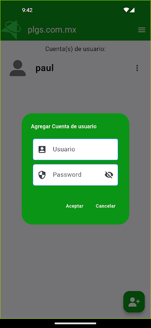 PLGS Rastreo Screenshot 1