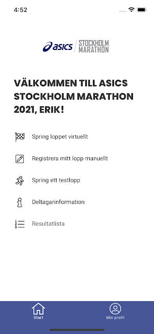 Marathongruppen Screenshot 2