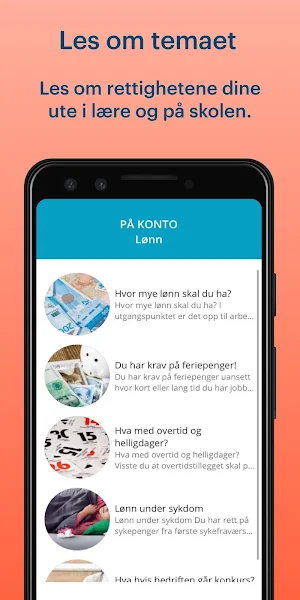 Rettighetsappen Screenshot 1