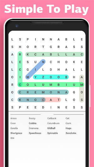 Word search Screenshot 1
