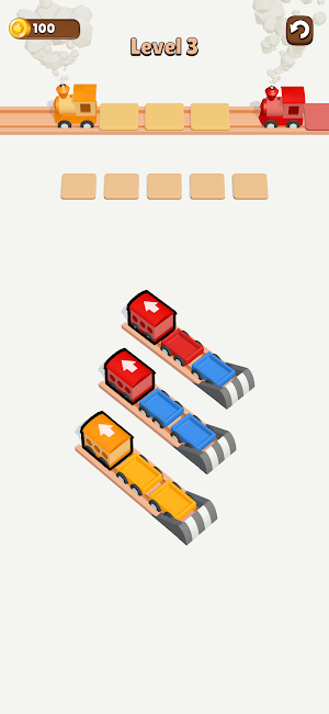 Match Trains: Triple Tiles Zen Screenshot 1
