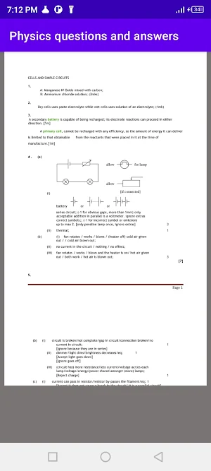 Physics: questions and answers Screenshot 2