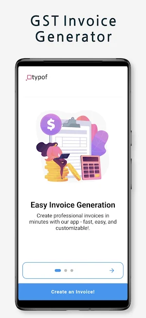 GST Invoice Generator - Typof Screenshot 0