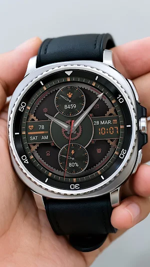 ZKin Watch Face Agate Orange Screenshot 3