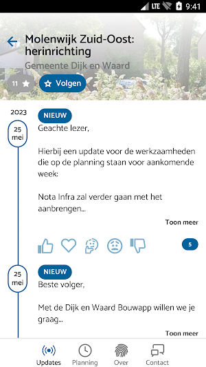 Dijk en Waard BouwApp Screenshot 1