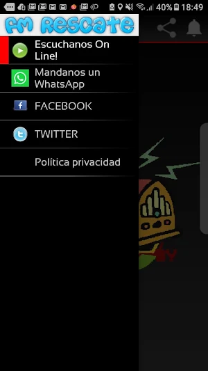 FM RESCATE 100.5 Screenshot 2