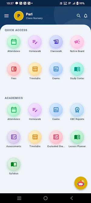 EPS School Parent App Screenshot 2