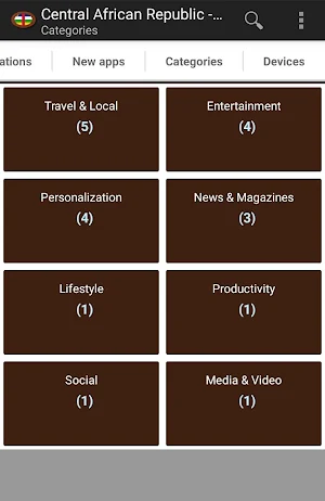 Central African apps Screenshot 2