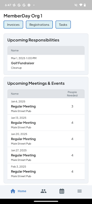 MemberDay Screenshot 1