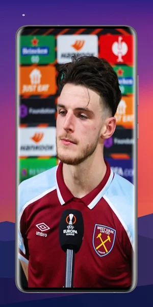 Declan Rice 4K Wallpaper Screenshot 1